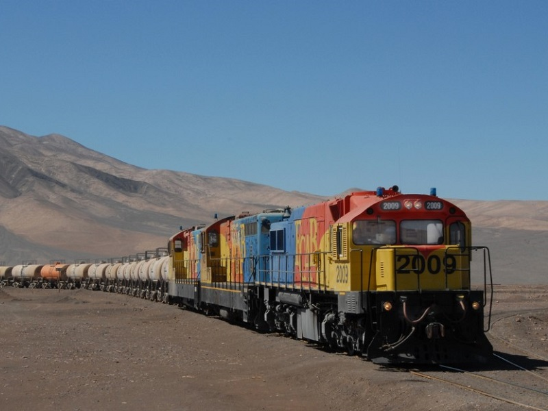 rail travel in chile
