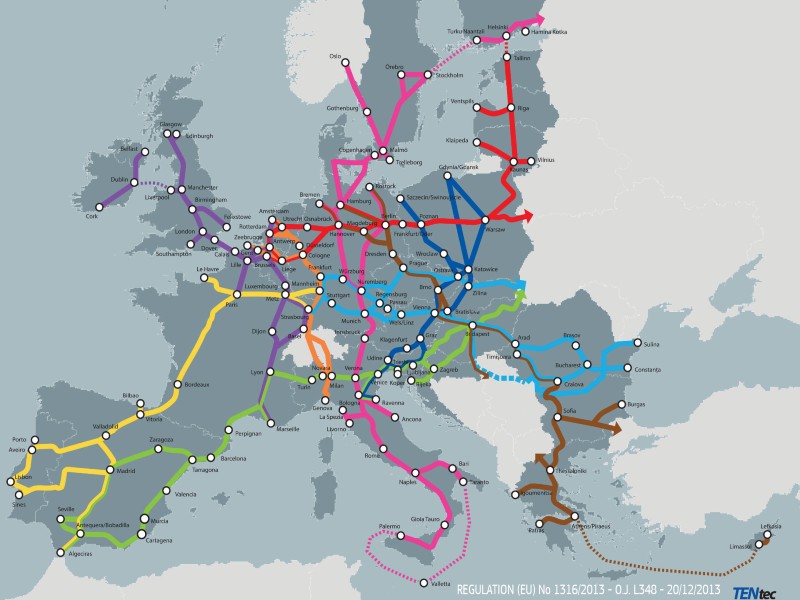 Rail Map Europe