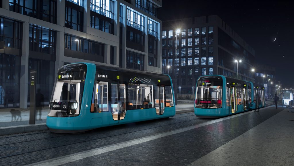 Skoda autonomous tram design