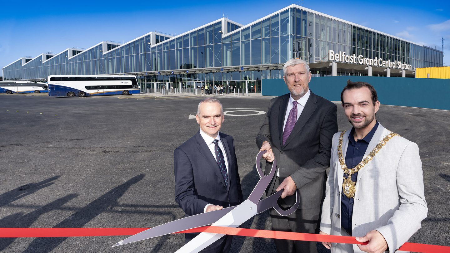 Belfast’s £340m Grand Central Station opens to the public