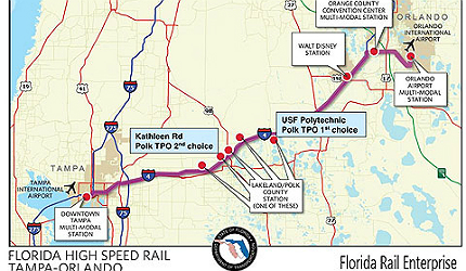 Florida high-speed railway, United States