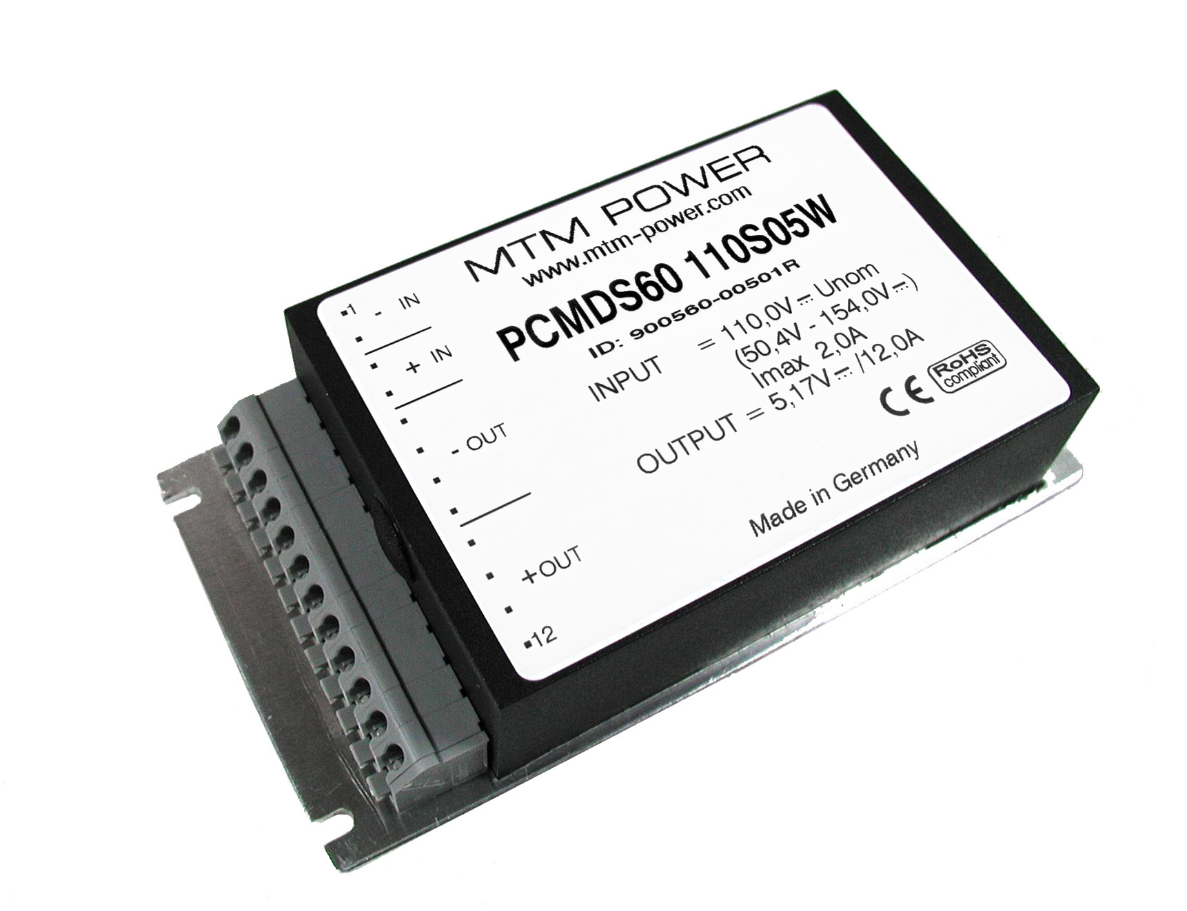 Series PCMDS60W: Flat and Compact