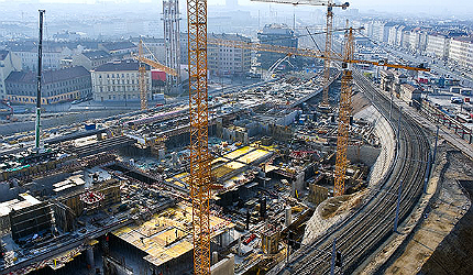Construction of the Vienna Central Station is expected to be fully completed by 2015