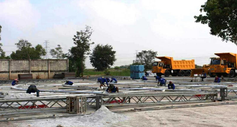 China-Thailand railway line under construction