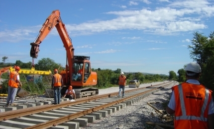 Work on the Coleraine-Londonderry line