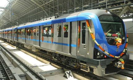 Alstom is supplying 20 Metropolis train sets for the Lucknow Metro.