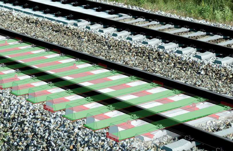 V-tras rail tracks